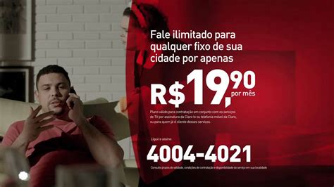 Comercial Claro Fixo Ronaldo Fenômeno Caindo Duro YouTube