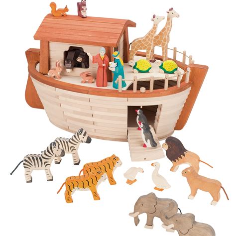 Holztiger Wooden Toy Noahs Ark Lollipop Sky