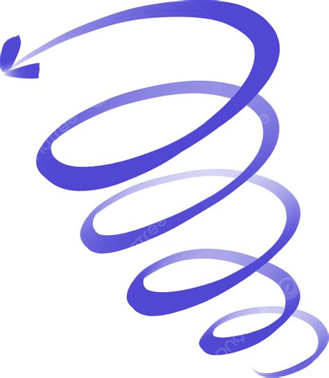 Espiral Flecha Azul Rotaci N Curvo Png Espiral Flecha Espiral Png Y