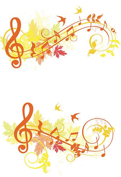 Fall Music Illustrations, Royalty-Free Vector Graphics & Clip Art - iStock