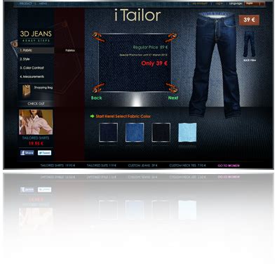 Custom Jeans $89 | Tailor Made Jeans | Men's Jeans | iTailor.com