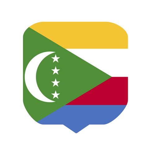 Comoros flag country 16595687 PNG