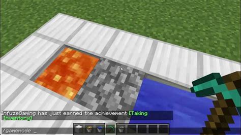 How To Make A Cobblestone Generator Simple Youtube