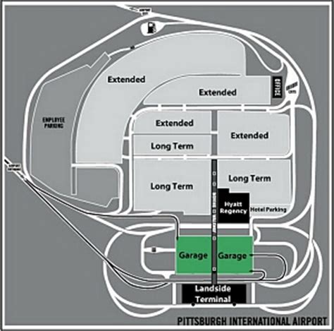 Airport Parking Maps For Palm Beach, Palm Springs, Pensacola, Phoenix, Pittsburgh