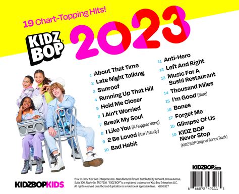 KIDZ BOP Kids - KIDZ BOP 2023 - CD - Walmart.com