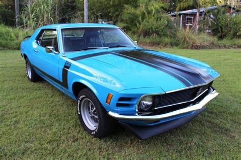 1970 Ford Mustang Boss 302 Grabber Blue 2 Door Coupe 90 Hd Pictures Classic Ford Mustang 1970