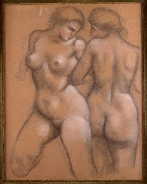 Deux Femmes Nues L Une De Face L Autre De Dos Aristide Maillol