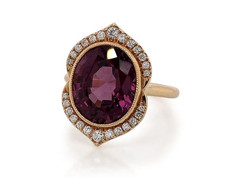 Rose Gold Spinel Ring Los Angeles | Peter Norman