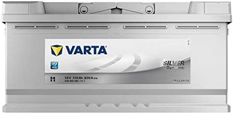 Varta Lead Acid 6104020923162 Silver Dynamic I1 Autobatterien 12 V 110