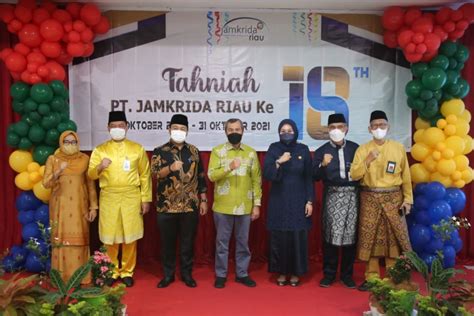 Media Center Milad Ke 18 PT Jamkrida Riau Ini Pesan Gubernur Riau