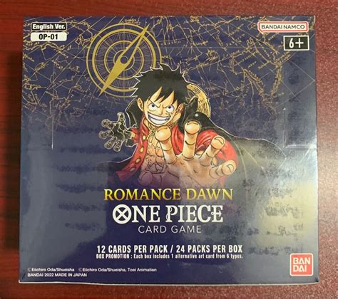 One Piece Card Game Op Op Romance Dawn Box English Version