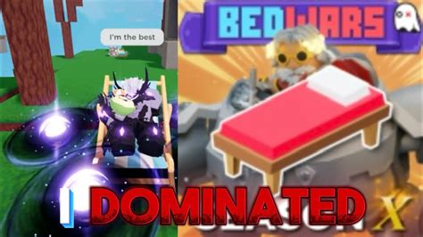 I Dominated Season X With Void Terra In Roblox Bedwars Youtube