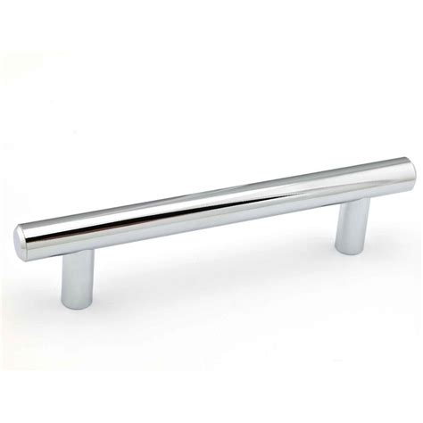 Richelieu Hardware Contemporary 4 1 4 In 108 Mm Chrome Cabinet Pull