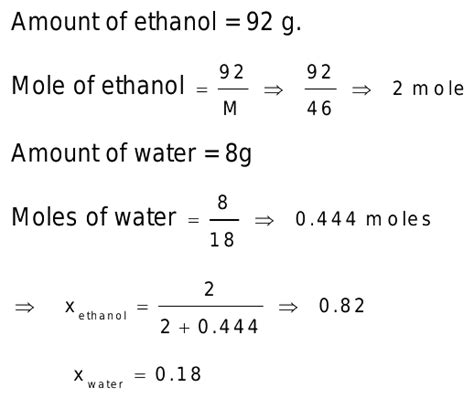 Calculate The Mole Fraction Amityalmehdi