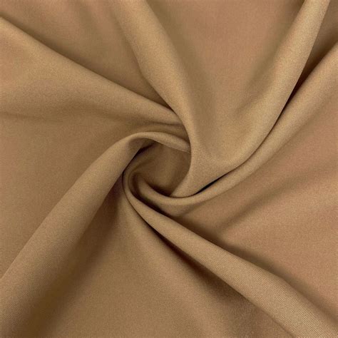 Khaki Poplin Fabric Polyester Solid 60 By The Yard Etsy UK