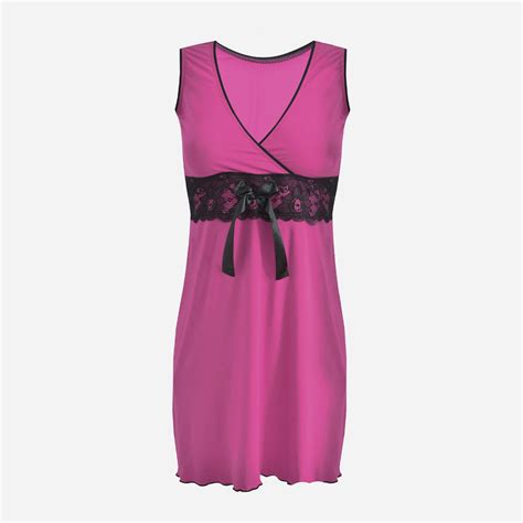 Rozetka Pl Koszula Nocna DKaren Slip Kamila XS Pink 5902230016910