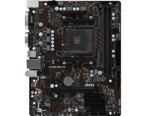 MSI A320M PRO-VD Plus Motherboard - Best Deal - South Africa