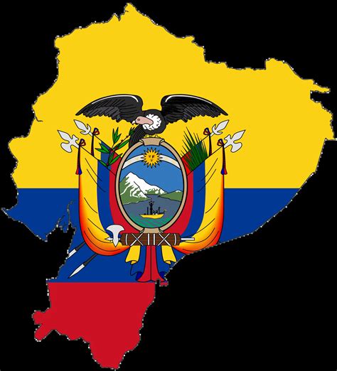 Ecuador Flag Map - MapSof.net