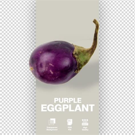 Premium Psd Purple Eggplant