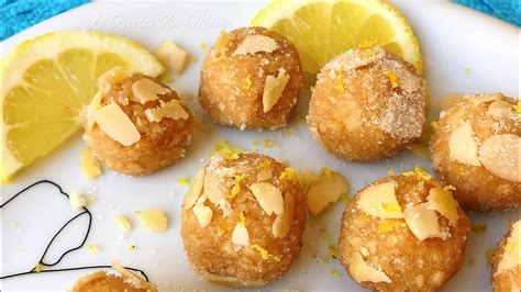 TARTUFINI AL LIMONE E MANDORLE SENZA COTTURA Dolci Morbidissimi