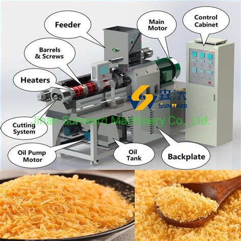 Bread Crumbs Making Equipment Bread Crumb Extruding Machine Breadcrumbs