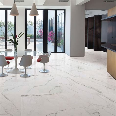 Carrara Marble Internal Gloss Tiles 900x900