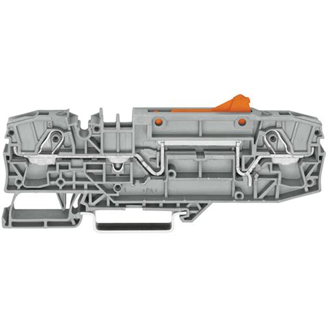 Wago 2 Conductor Through And Disconnect Din Rail Terminal Blocks Rapid Electronics