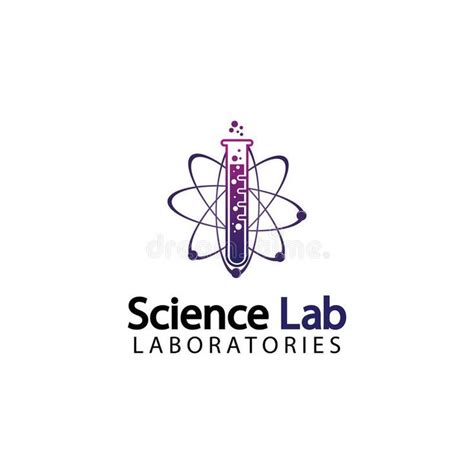 Science Lab Logolaboratory Tube Logo Template Design Vector Emblem