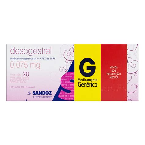 Desogestrel Mg C Comprimidos Sandoz Sandoz