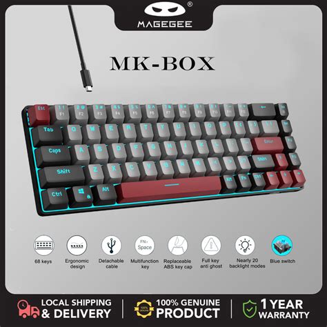 Cod Magegee Mk Box 60 Hot Swappable Mechanical Keyboard Wired