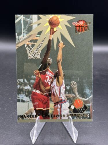 1992 1993 Fleer Ultra Basketball Hakeem Olajuwon Rejector Houston