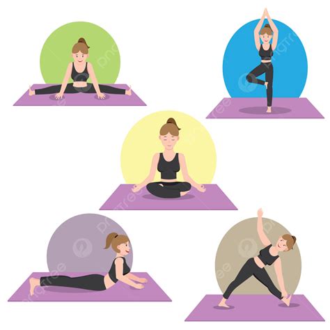 Yoga Poses Images Cartoon Infoupdate Org