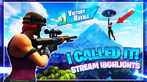 I Called This Insane Shot Stream Highlights Fortnite Battle Royale