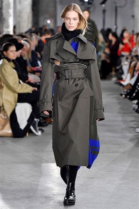 Sacai Autumn Winter Fall Fashion Coats Fashion Clothes Women