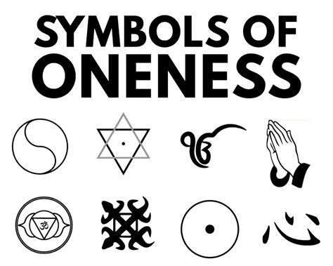 symbols  oneness unity