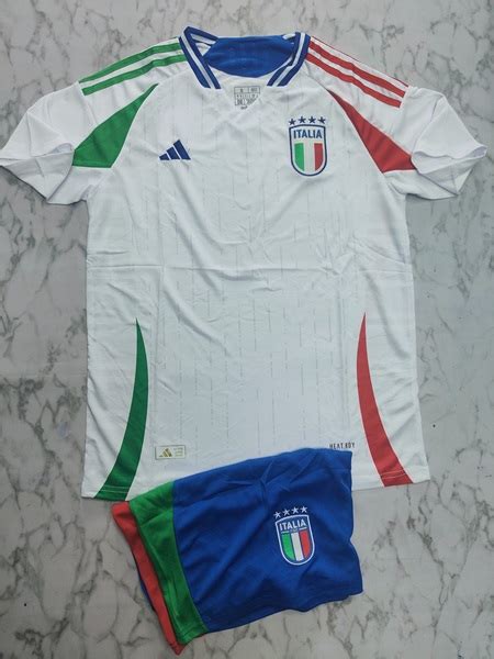 Italy Away Football Jersey 24/25 Set - The Venu Sports Shop