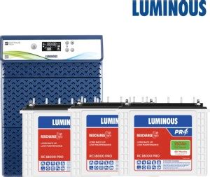 LUMINOUS Optimus 3800 3 5Kva 36V Inverter With 3N Redcharge RC18000