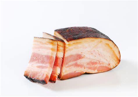 Smoked Bacon Closeup Belly Pork Slab Photo Background And Picture For Free Download Pngtree