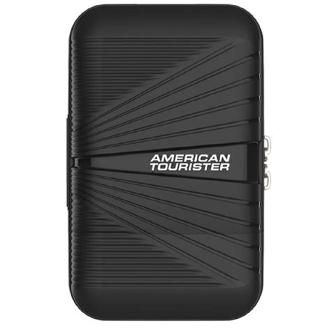 Black Polycarbonate American Tourister Mini Conic Kit At In