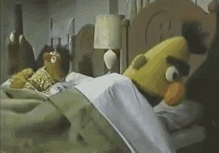 Bert And Ernie Bed GIFs | Tenor