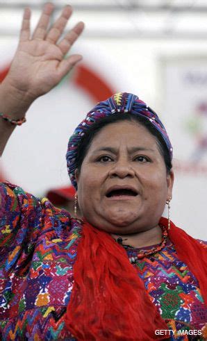 Rigoberta Menchu Guatemalan Activist The Nobel Peace Prize Was