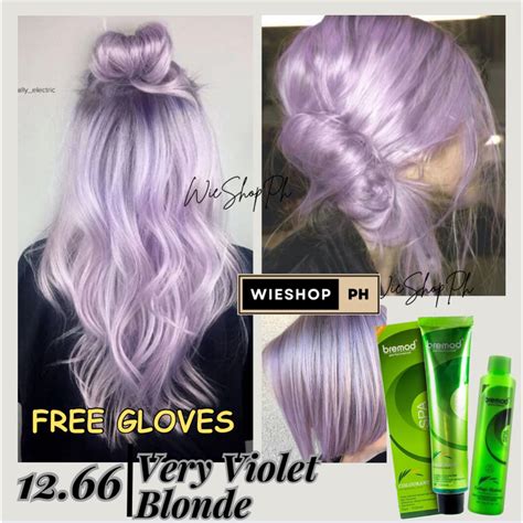 Bremod 12 66 Very Violet Blonde Hair Color With Oxidizer 6 9 12