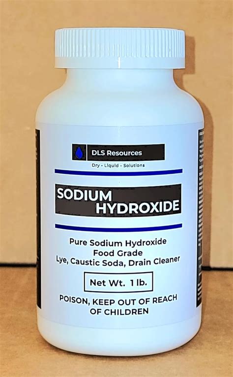 Amazon Dls Resources Sodium Hydroxide Pure Food Grade