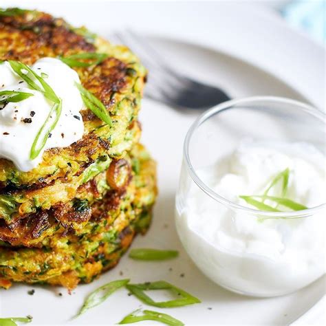 Zucchini Fritters Recipe Eatwell101