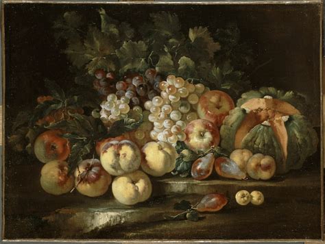 Nature Morte Aux Raisins Et Aux Pommes Louvre Collections