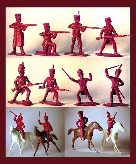 Reamsa 132 French Napoleonic Soldiers 16 Plastic Toy Soldiers Etsy