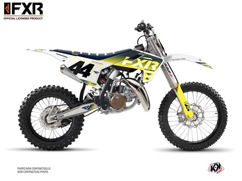 Kit Déco Motocross Fxr Revo Husqvarna Tc 85 Blanc Kutvek Kit Graphik