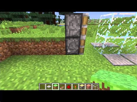 Minecraft How To Make A Sliding Glass Door Glass Door Ideas