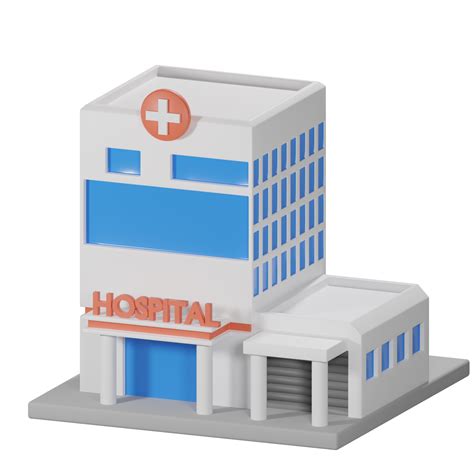 3d Isometric Hospital 10871159 Png