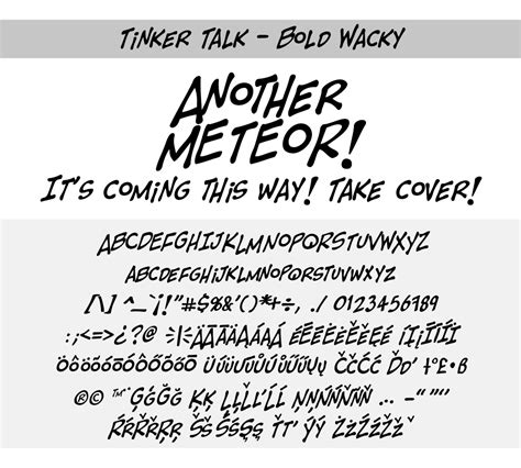 13 Typical Comic Book Font Images Comic Fonts Free Comic Book Font